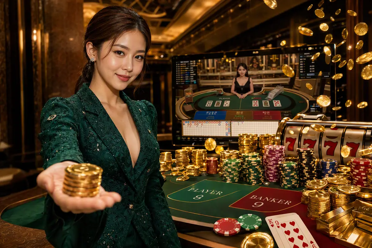 harta333 Casino meja live dealer baccarat